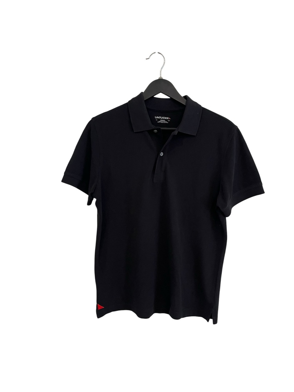 UNTUCKit Men's Black Short-Sleeve Polo